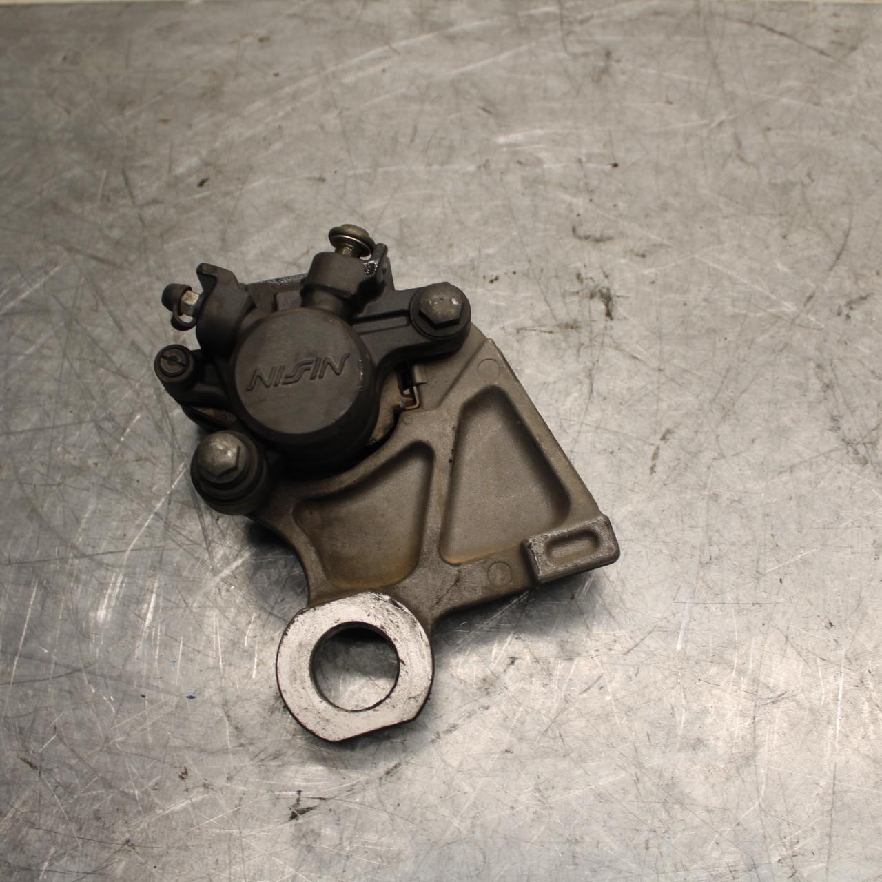 2007 Yamaha YZF R6 REAR BACK BRAKE CALIPER W MOUNT BRACKET BB525