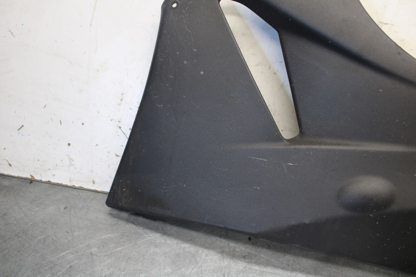 09-12 KAWASAKI NINJA ZX6R LEFT LOWER BOTTOM BELLY SIDE FAIRING COWL BB698