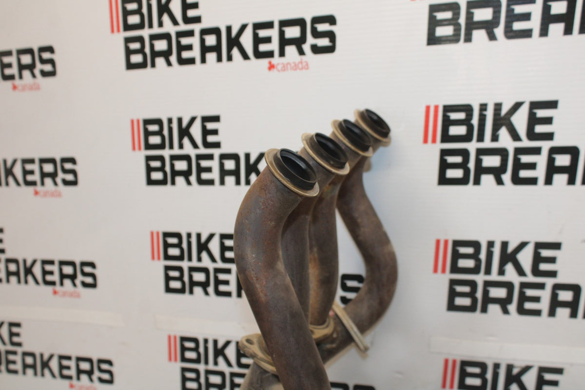 08 KAWASAKI ZX6R EXHAUST HEADER PIPES MANIFOLD BB896