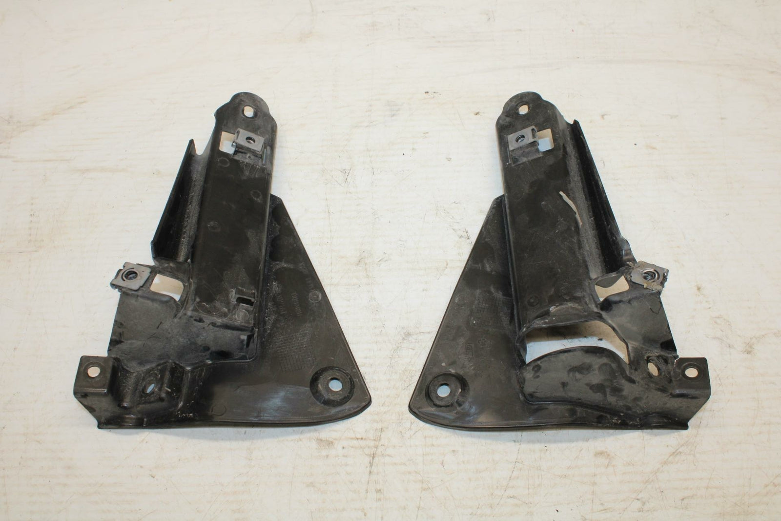 07-16 TRIUMPH STREET TRIPLE RIGHT LEFT FRAME MID SIDE COVERS COWLS PANELS  BB356