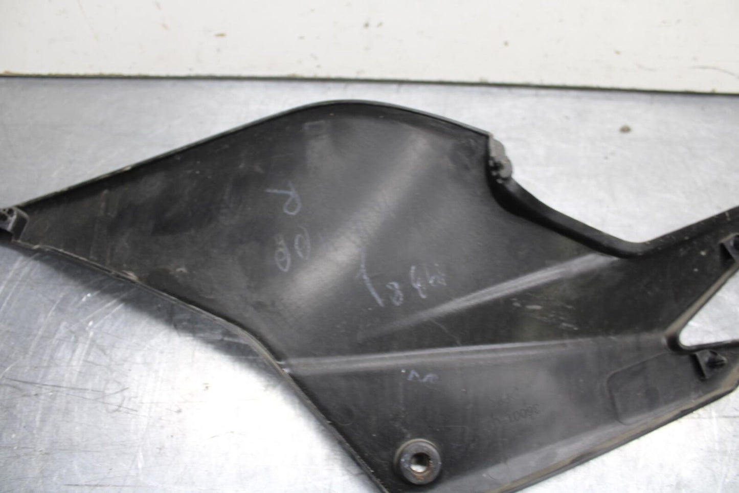 08-12 KAWASAKI NINJA 250R EX250J RIGHT FRONT SIDE SEAT  PANEL TRIM COWL BB612