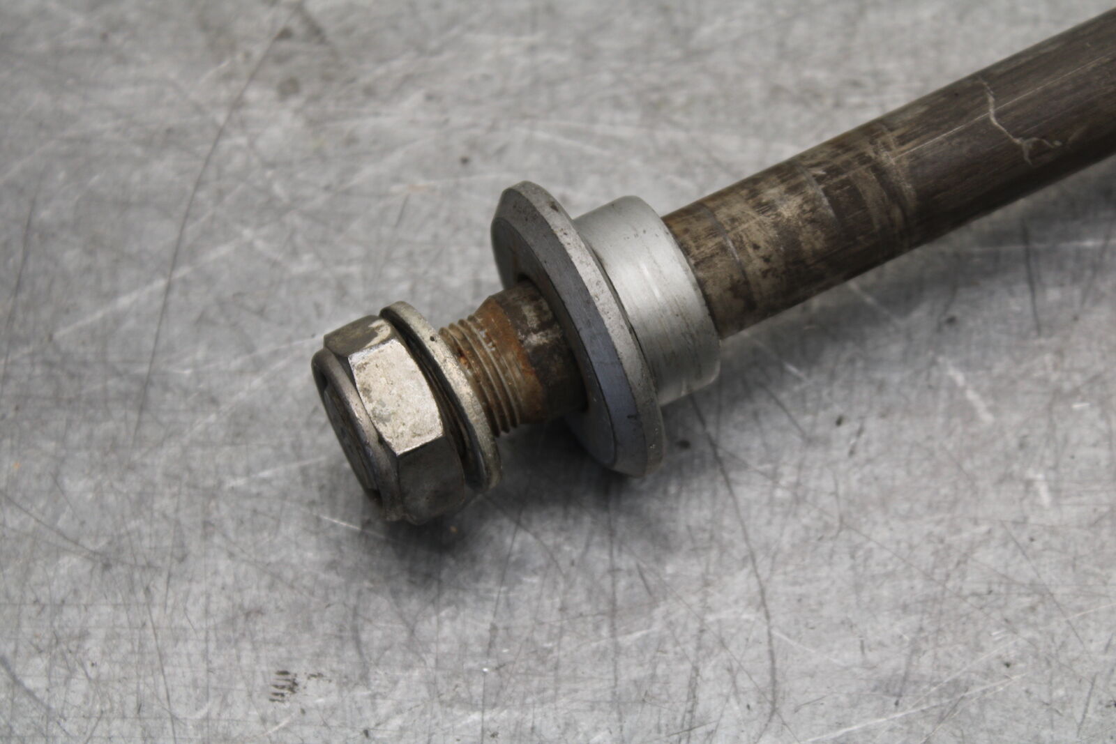 04-12 HONDA ST1300A REAR AXLE BACK WHEEL RIM PIVOT BOLT AXEL BB669