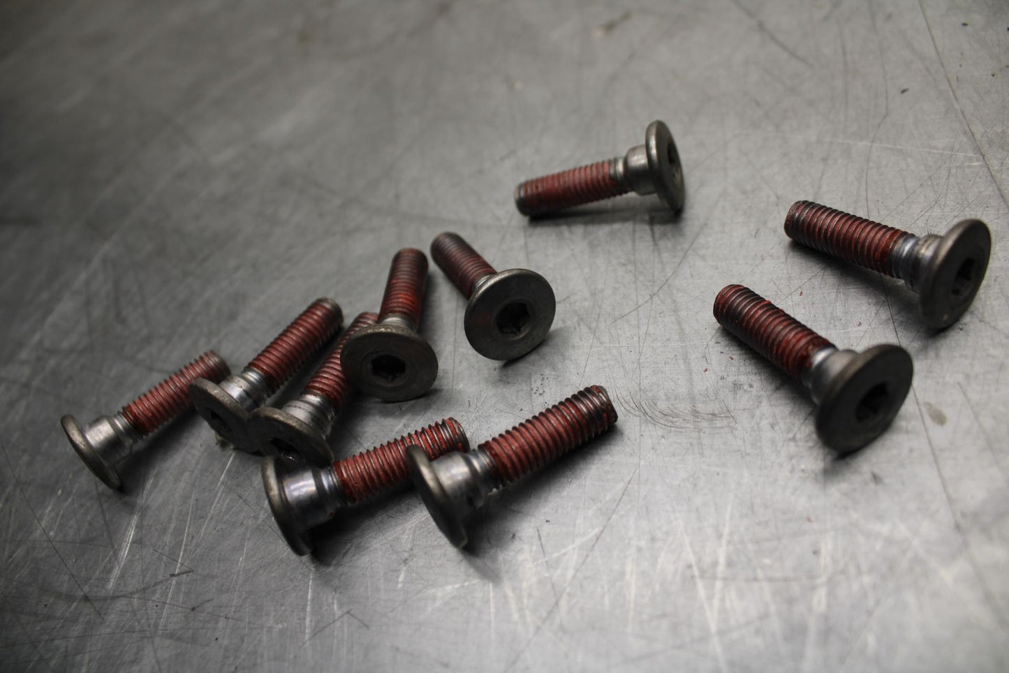 11-14 KAWASAKI VERSYS 650 LE 650C FRONT BRAKE ROTOR BOLTS DISC HARDWARE  BB498