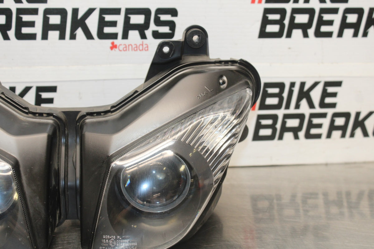 08 KAWASAKI NINJA ZX10R OEM FRONT HEADLIGHT HEAD LIGHT LAMP BB902
