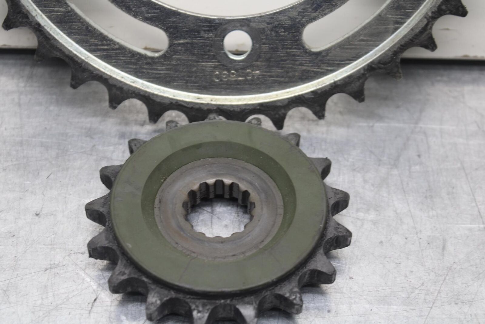 2003 Suzuki SV1000S FRONT AND REAR BACK SPROCKET BB85
