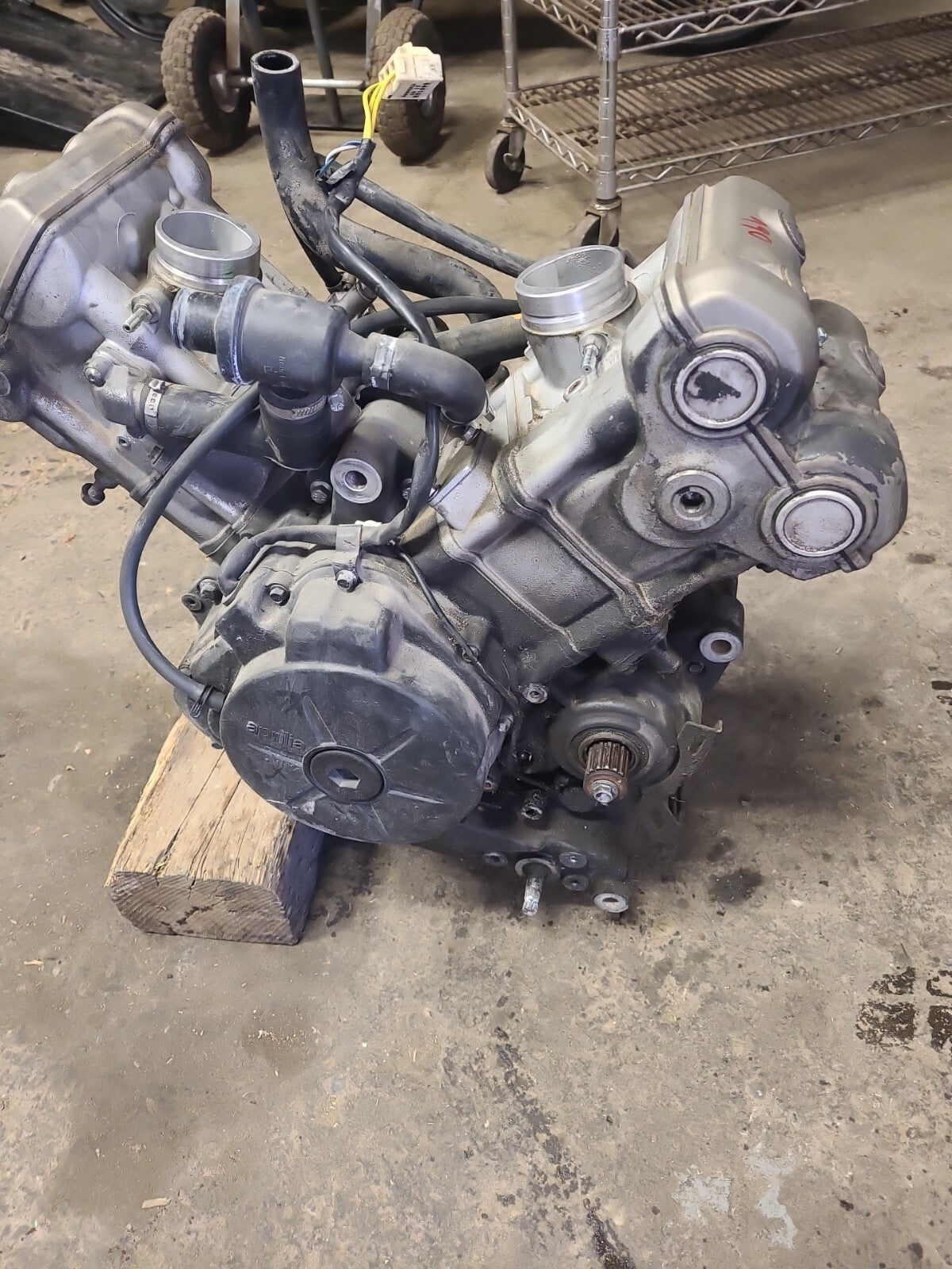 2008 Aprilia Shiver 750 SL750 ENGINE MOTOR BB551