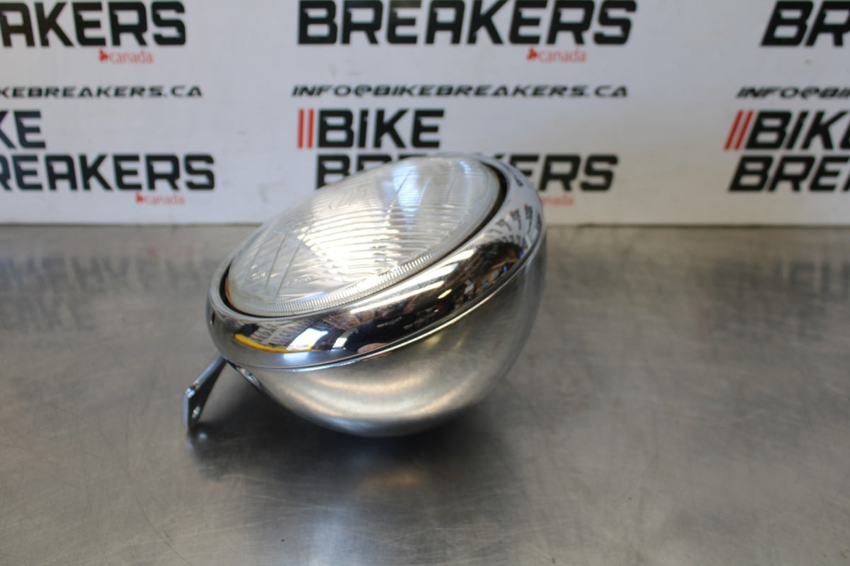 02 KAWASAKI VULCAN 800 VN800B CLASSIC SINGLE HEADLIGHT HEAD LAMP LIGHT BB862