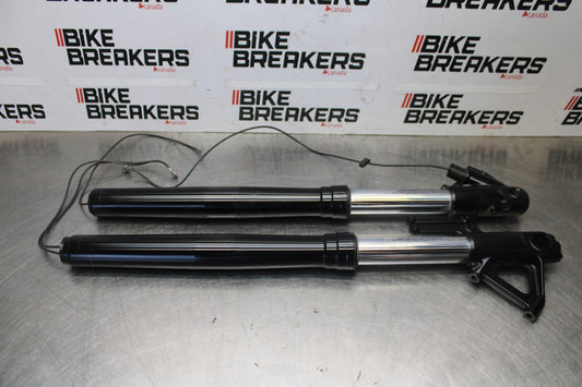 22 HARLEY-DAVIDSON PAN AMERICA 1250 FRONT FORKS SHOCK SUSPENSION SET PAIR BB910