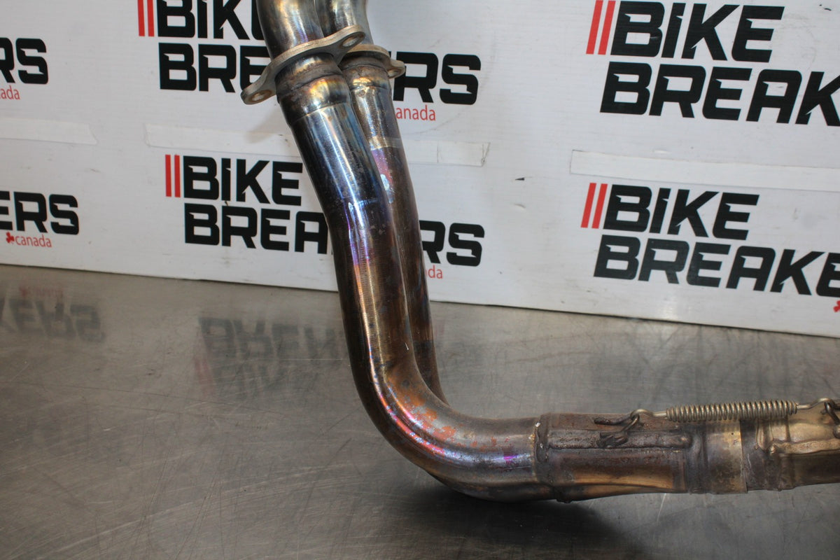 16 APRILIA TUONO V4 1100 EXHAUST HEADER PIPES MANIFOLD BB905