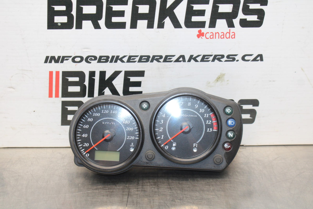 07 KAWASAKI NINJA 650 EX650 14,047KM SPEEDO TACH GAUGES DISPLAY CLUSTER BB844