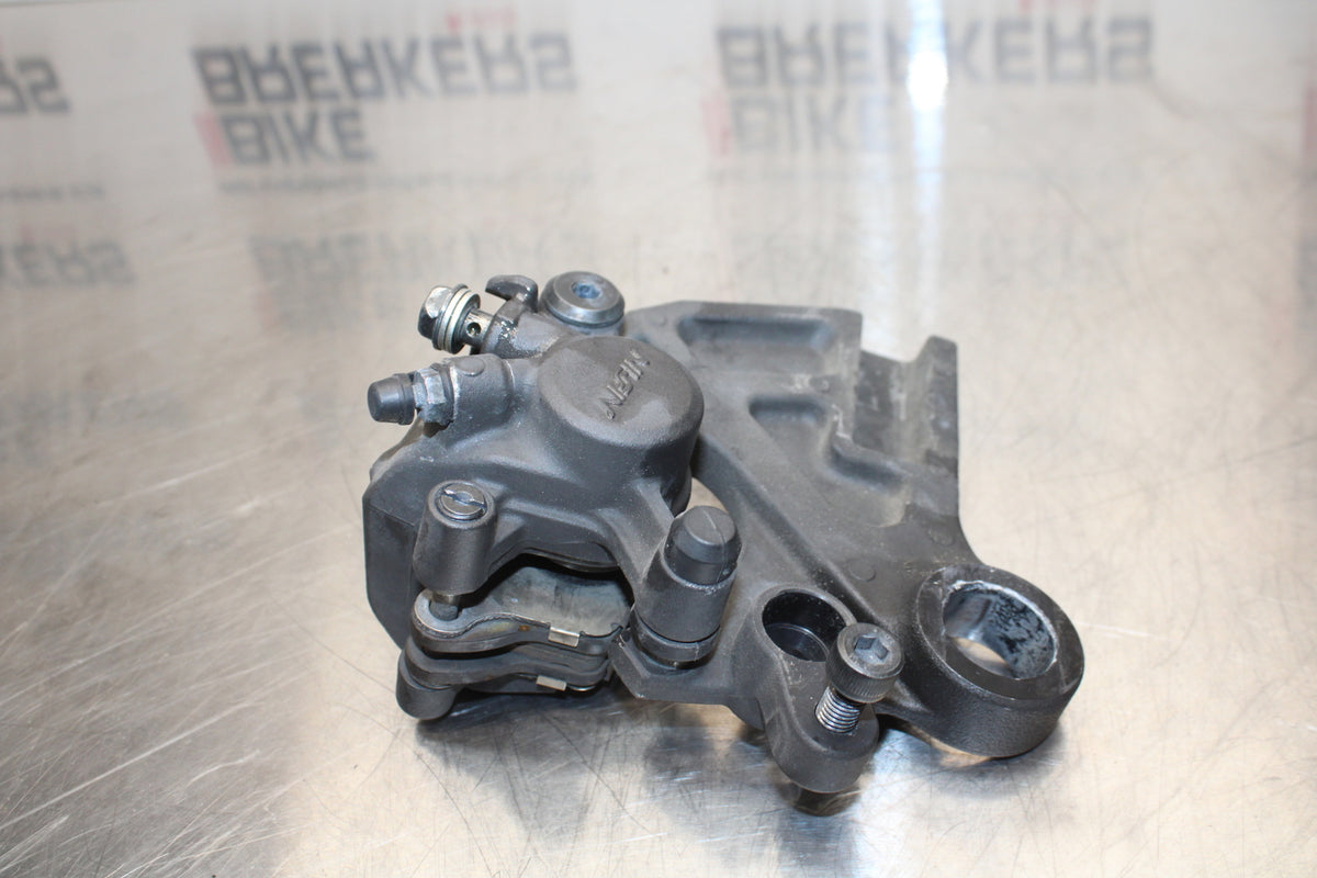 13-17 KAWASAKI NINJA ZX6R ZX636 ABS BACK BRAKE CALIPER W MOUNT BRACKET BB143