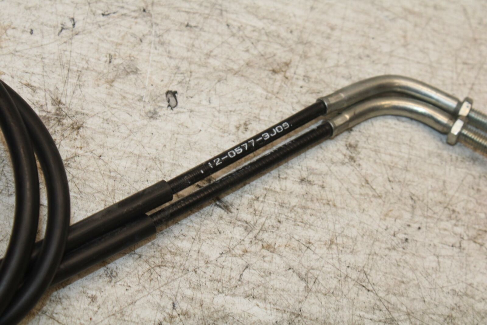 12-13 KAWASAKI EX300 NINJA THROTTLE CABLES LINES BB373