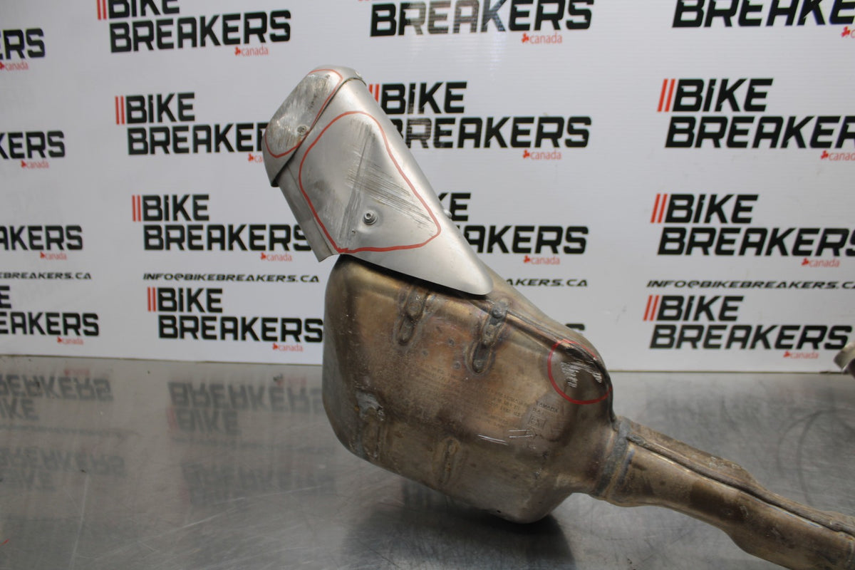 22-25 YAMAHA YZF R7 FULL EXHAUST SYSTEM HEADERS PIPE MUFFLER BB176