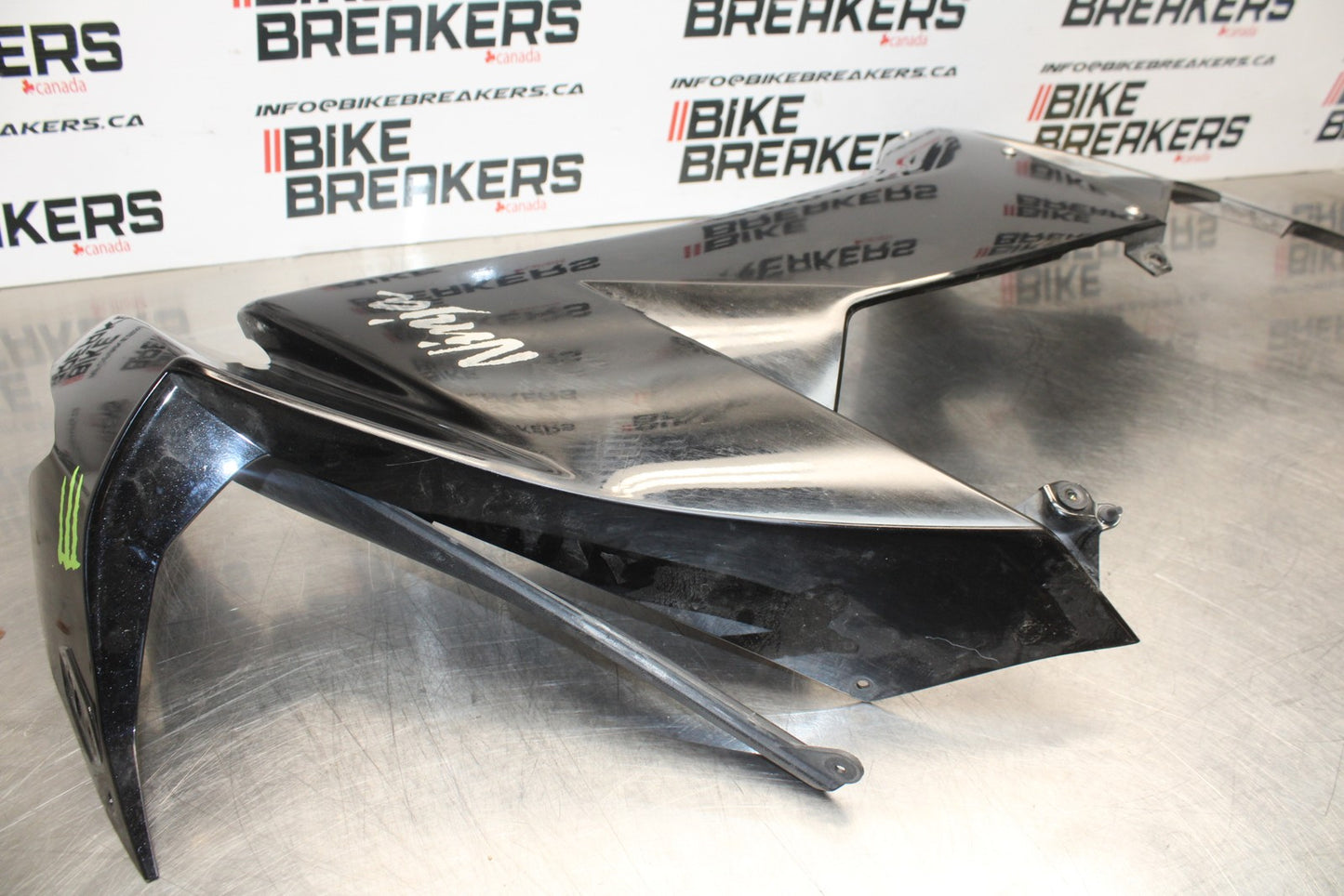 08 KAWASAKI NINJA ZX10R RIGHT LOWER MID UPPER SIDE FAIRING COWL  BB201