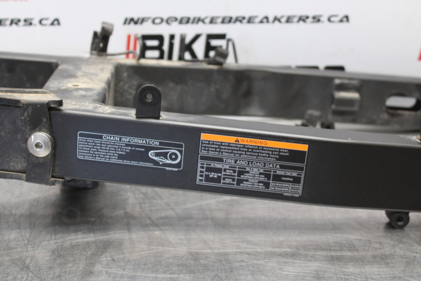 18-23 KAWASAKI NINJA 400 EX400 ABS REAR SWINGARM BACK SUSPENSION SWING ARM BB177