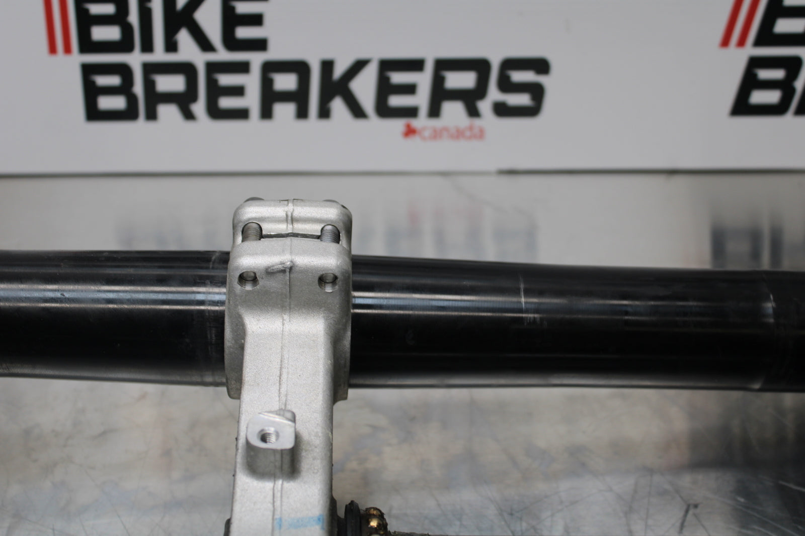 13-18 KAWASAKI NINJA ZX6R COMPLETE FRONT END FORKS SUSPENSION TRIPLE TREE BB143