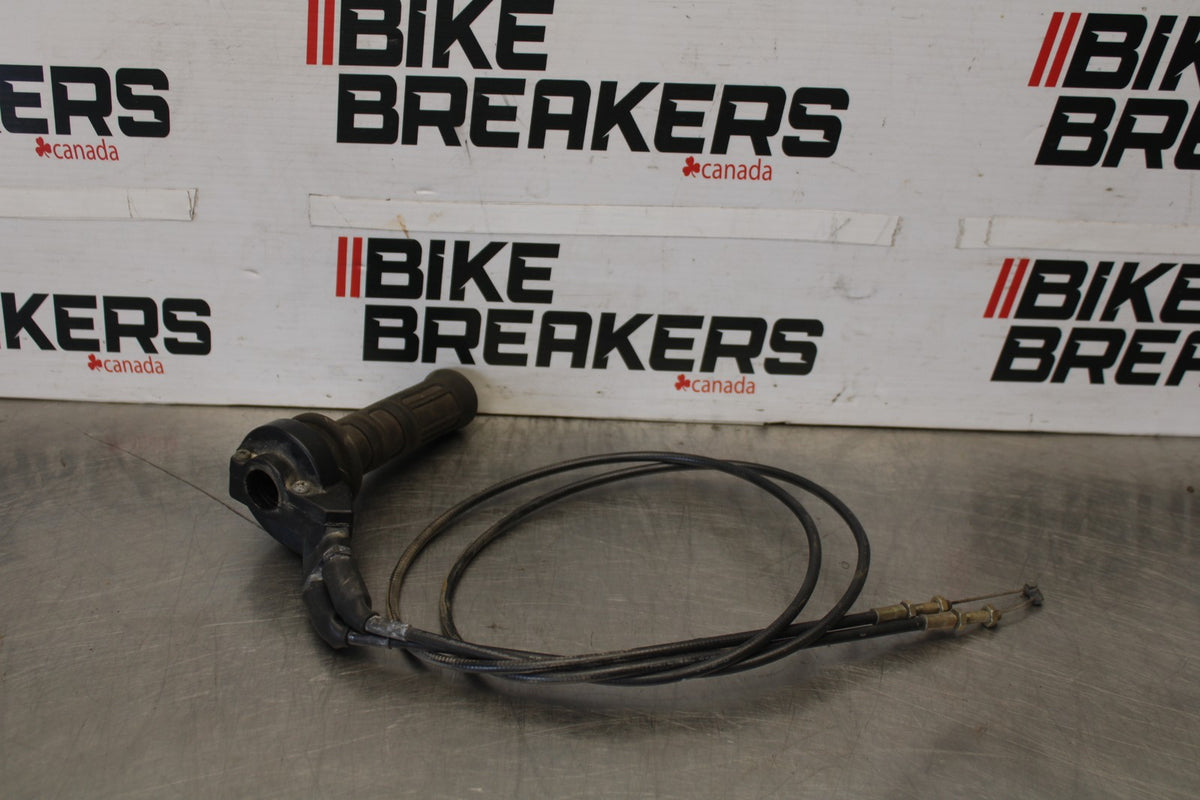 06 KAWASAKI KLR650 THROTTLE CABLE LINE HOUSING GUIDE BB919