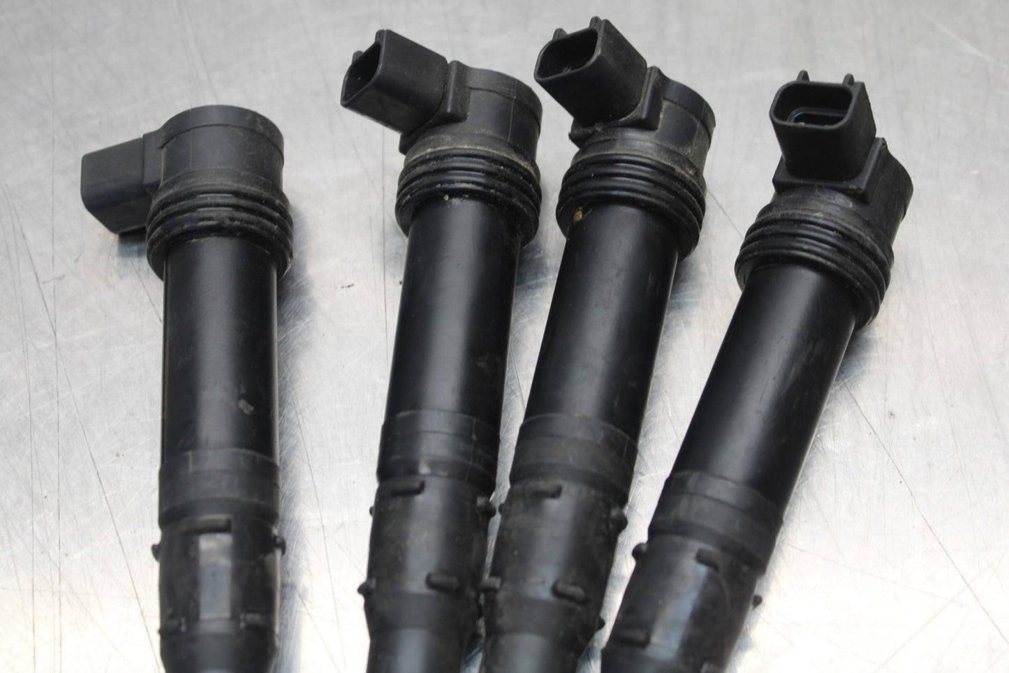 07-08 KAWASAKI NINJA ZX6R IGNITION COILS COIL SPARK PLUG CAPS 21171-1282 BB203