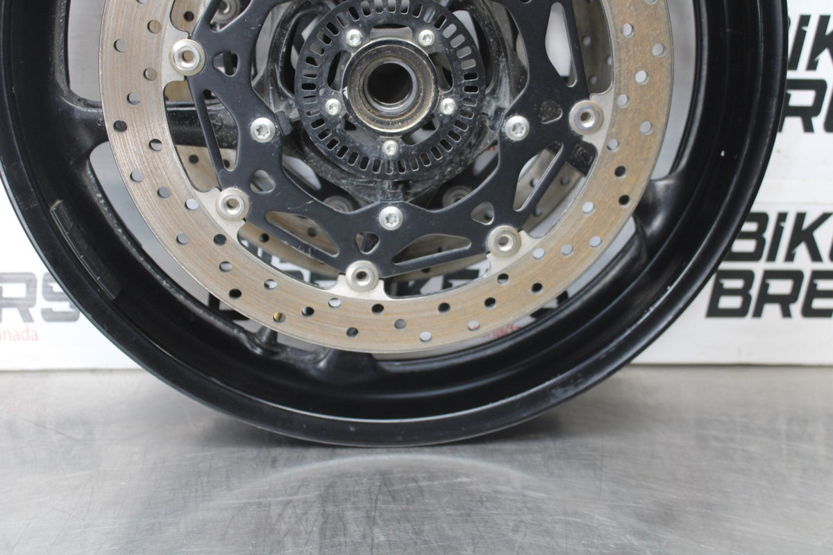 17 YAMAHA YZF R6 FRONT WHEEL FRONT RIM & ROTORS BB922