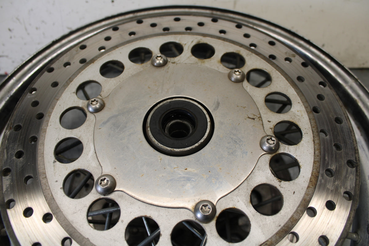 99-00 YAMAHA V STAR 1100 FRONT WHEEL FRONT RIM  BB711