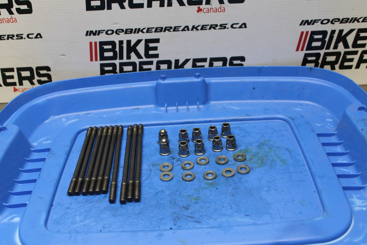 08-09 HONDA CBR1000RR ENGINE HEAD STUDS MOTOR SCREWSBB128