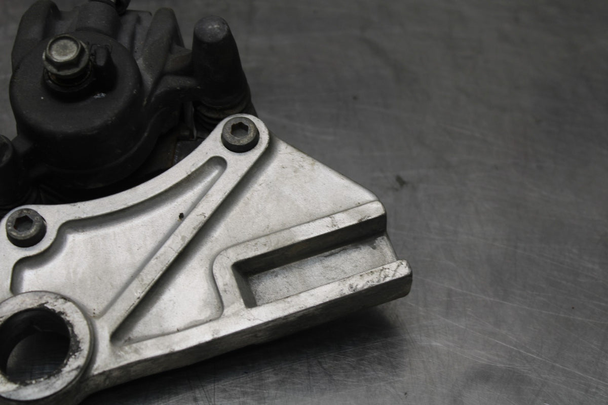 98 KAWASAKI NINJA ZX6 REAR BACK BRAKE CALIPER W MOUNT BRACKET BB870