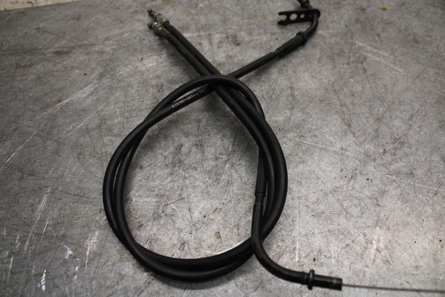 2003 Yamaha YZF R6 THROTTLE CABLES LINES 5SL-26311-00-00 5SL-26312-00-00 BB539