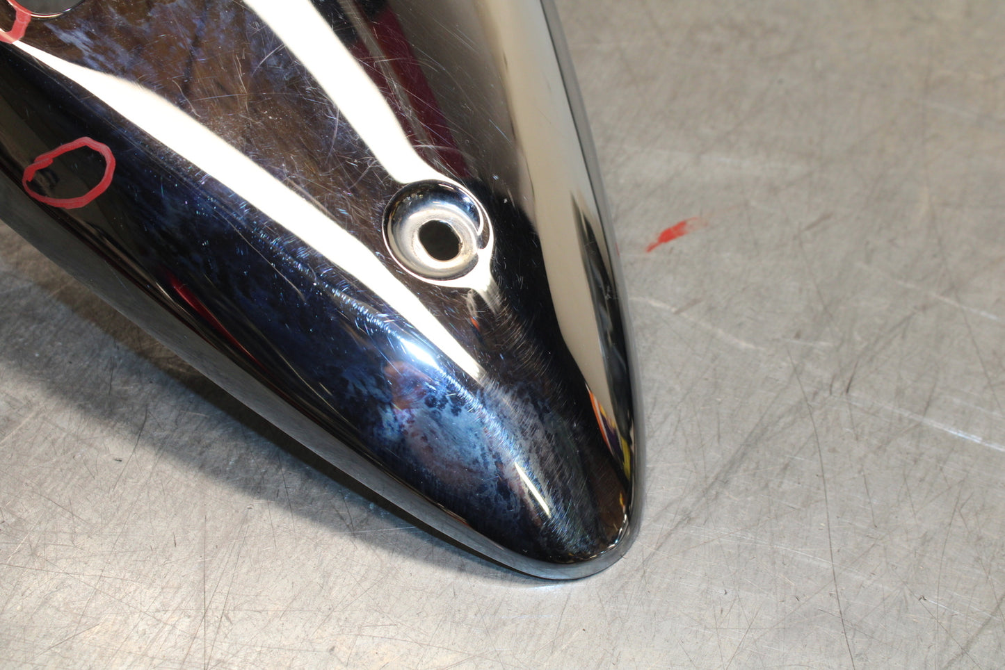 03-08 KAWASAKI VULCAN 1600 GAS TANK CAP COVER TRIM PANELCOWL FAIRING BB754