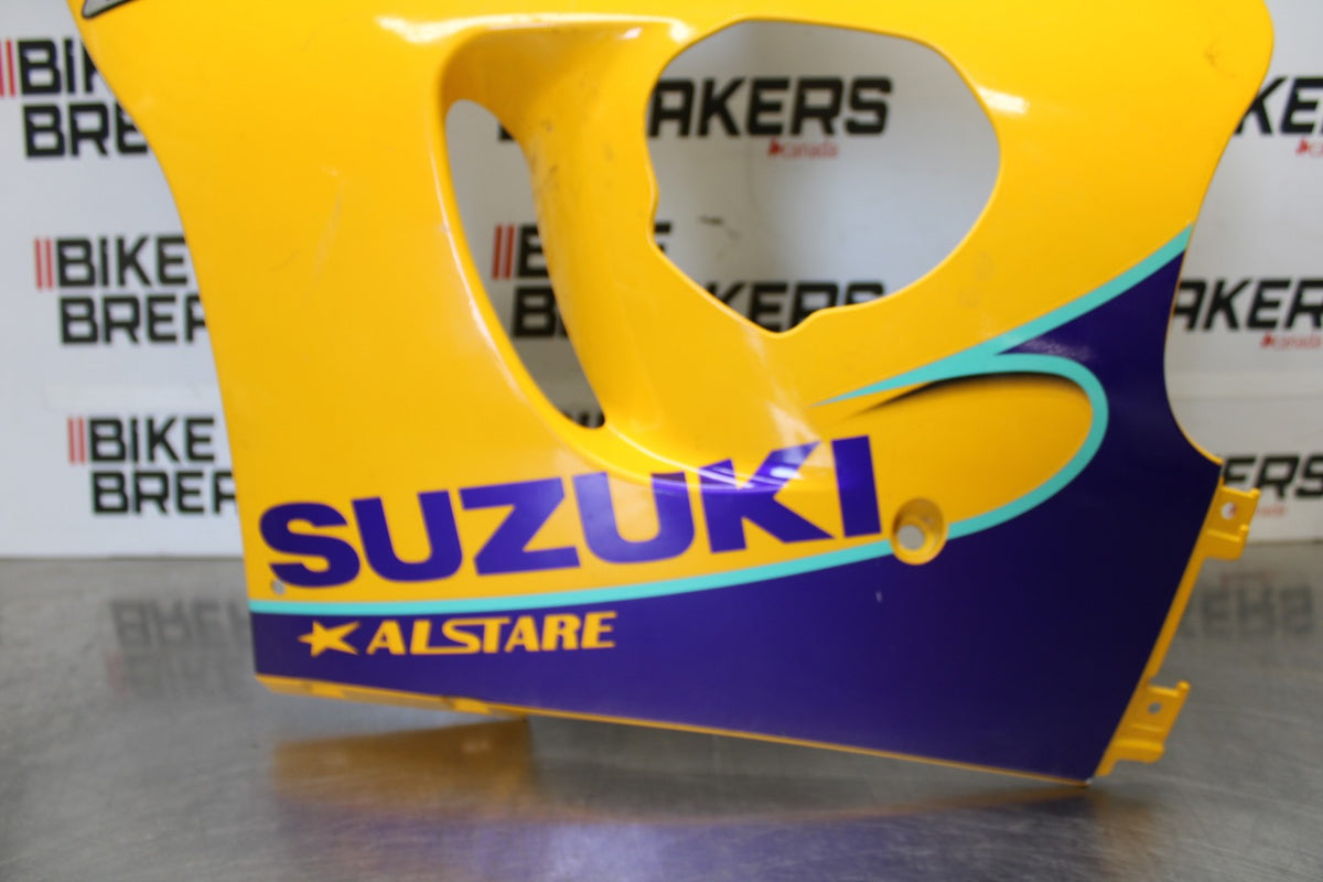 97-98 SUZUKI GSXR 600 SRAD LEFT LOWER MID UPPER SIDE FAIRING COWL BB00