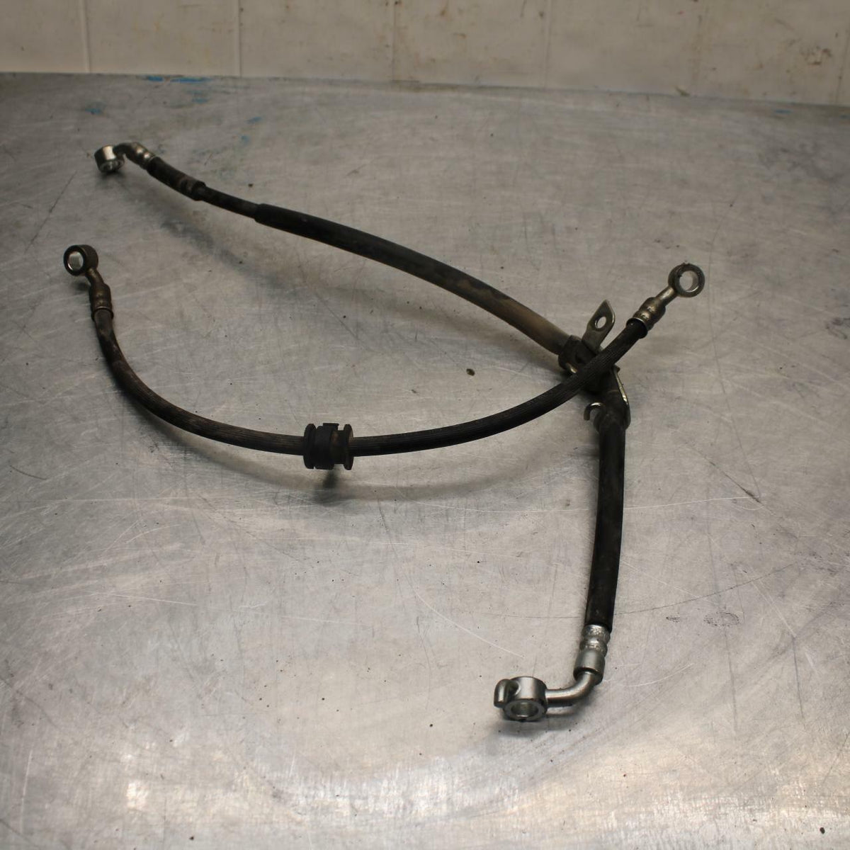 11-22 SUZUKI GSXR600 FRONT BRAKE CALIPER HOSES LINES BB422