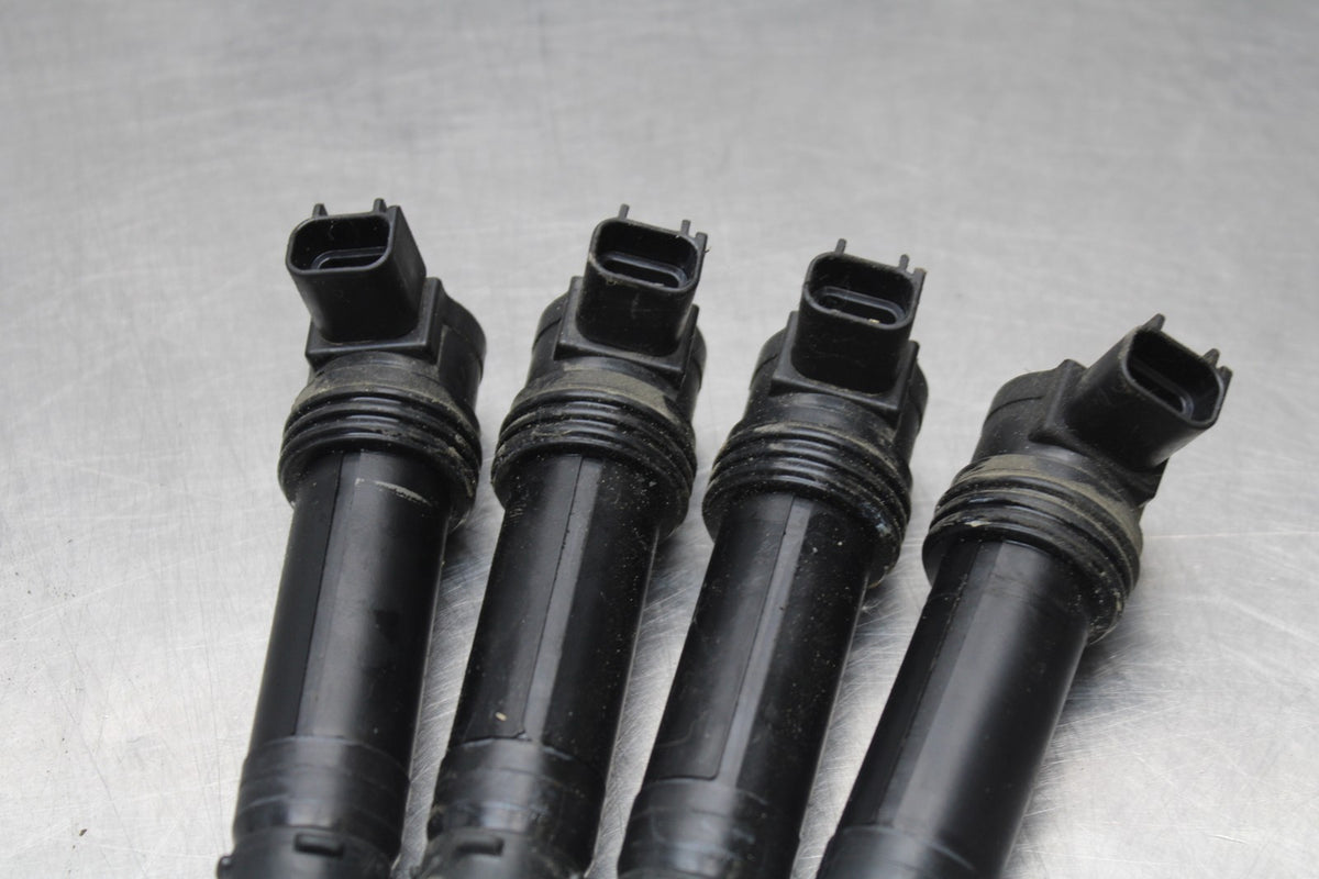 05-06 KAWASAKI NINJA ZX6R IGNITION COILS COIL SPARK PLUG CAPS BB877