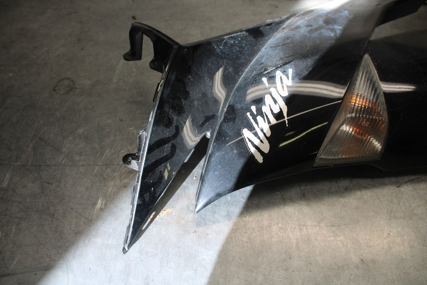 09-12 KAWASAKI NINJA ZX6R LEFT LOWER MID UPPER SIDE FAIRING COWL BB698