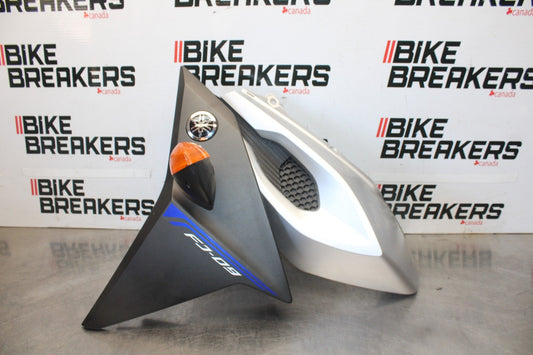 15-17 YAMAHA FJ09 LEFT FRONT UPPER MID SIDE FAIRING COWL PLASTIC BB906
