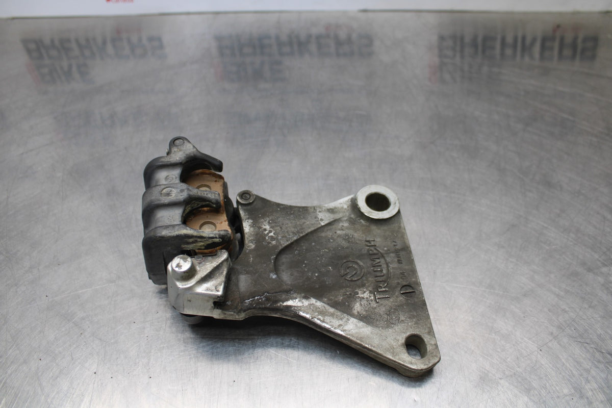 05 TRIUMPH ROCKET III REAR BACK BRAKE CALIPER W MOUNT BRACKET BB186