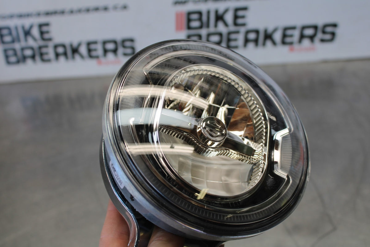 22 HARLEY-DAVIDSON SOFTAIL SINGLE HEADLIGHT HEAD LAMP LIGHT BB859