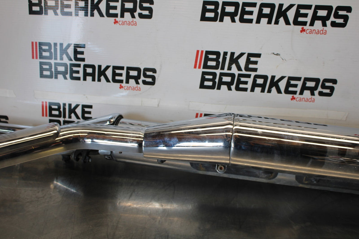07 SUZUKI BOULEVARD M50 HEADER EXHAUST PIPE MUFFLERS BB897