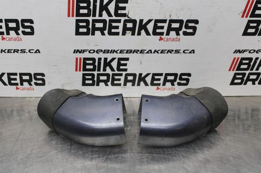 98 KAWASAKI NINJA ZX6 RIGHT LEFT FRONT DUCT COVERS PANELS COWLS BB870
