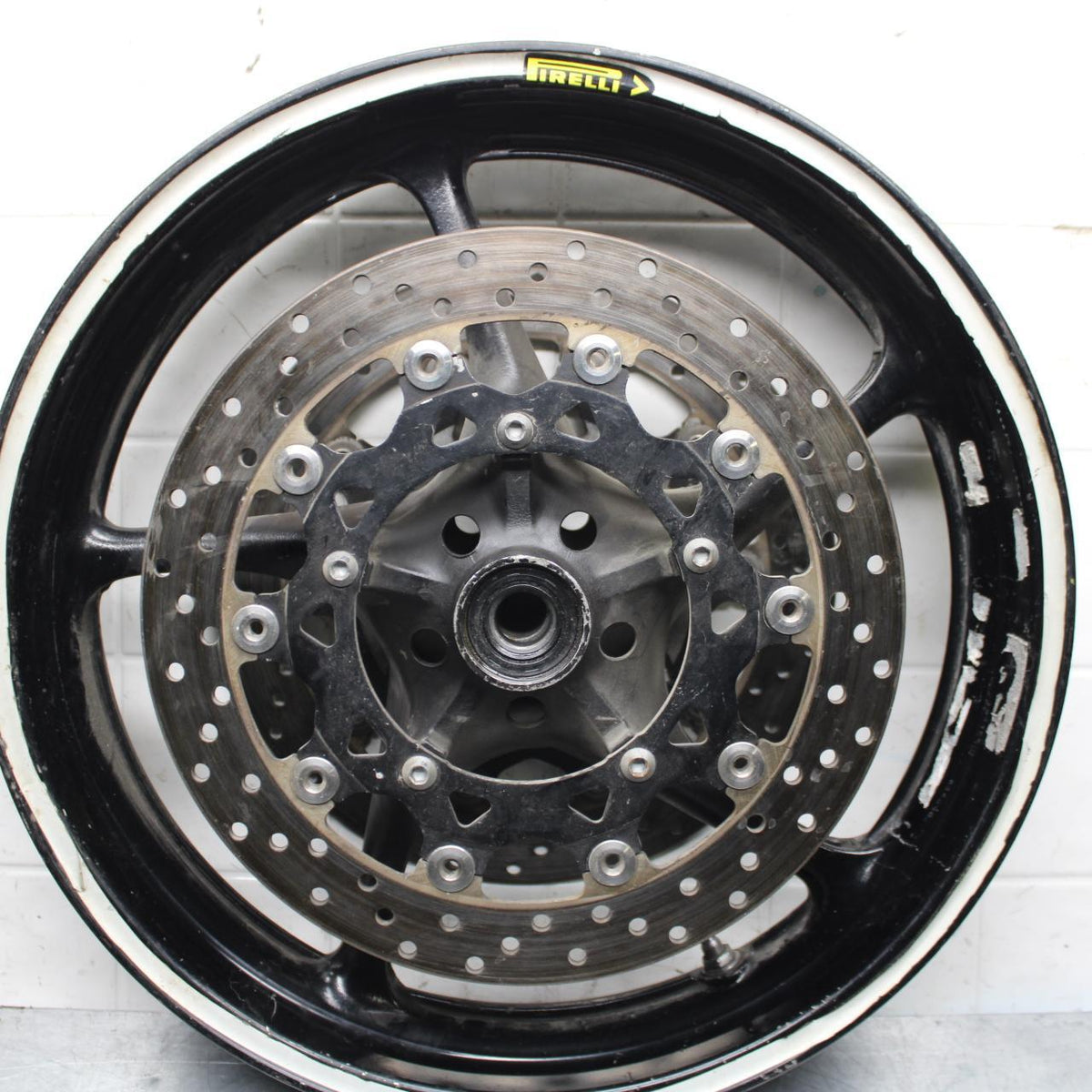 05 YAMAHA YZF R6S FRONT WHEEL LEFT RIGHT BRAKE ROTORS DISCS BB600
