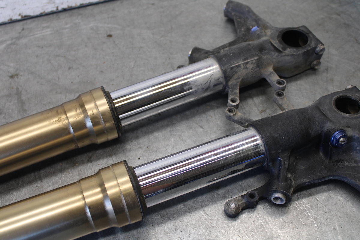 06-07 SUZUKI GSXR 600 FRONT FORKS SHOCK SUSPENSION SET PAIR  BB694