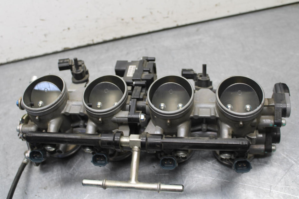 09-12 KAWASAKI NINJA ZX6R MAIN FUEL INJECTORS / THROTTLE BODIES 16163-0128 BB640