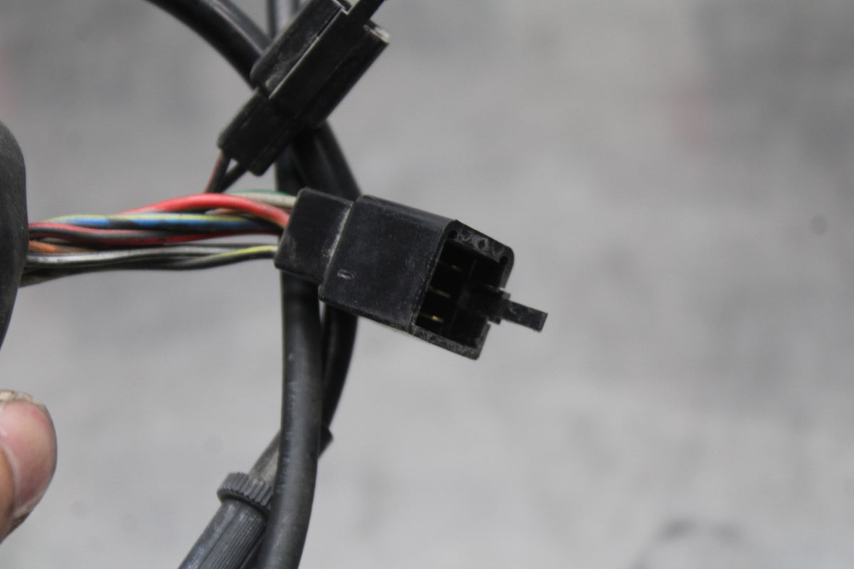 98 KAWASAKI NINJA ZX6 LEFT CLIP ON HORN SIGNALS SWITCH & CHOKE CABLE BB870