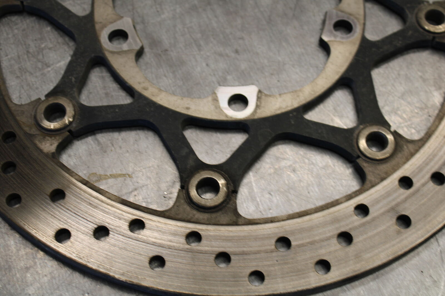 06-07 SUZUKI GSXR 600 FRONT LEFT RIGHT BRAKE ROTORS DISCS BB243