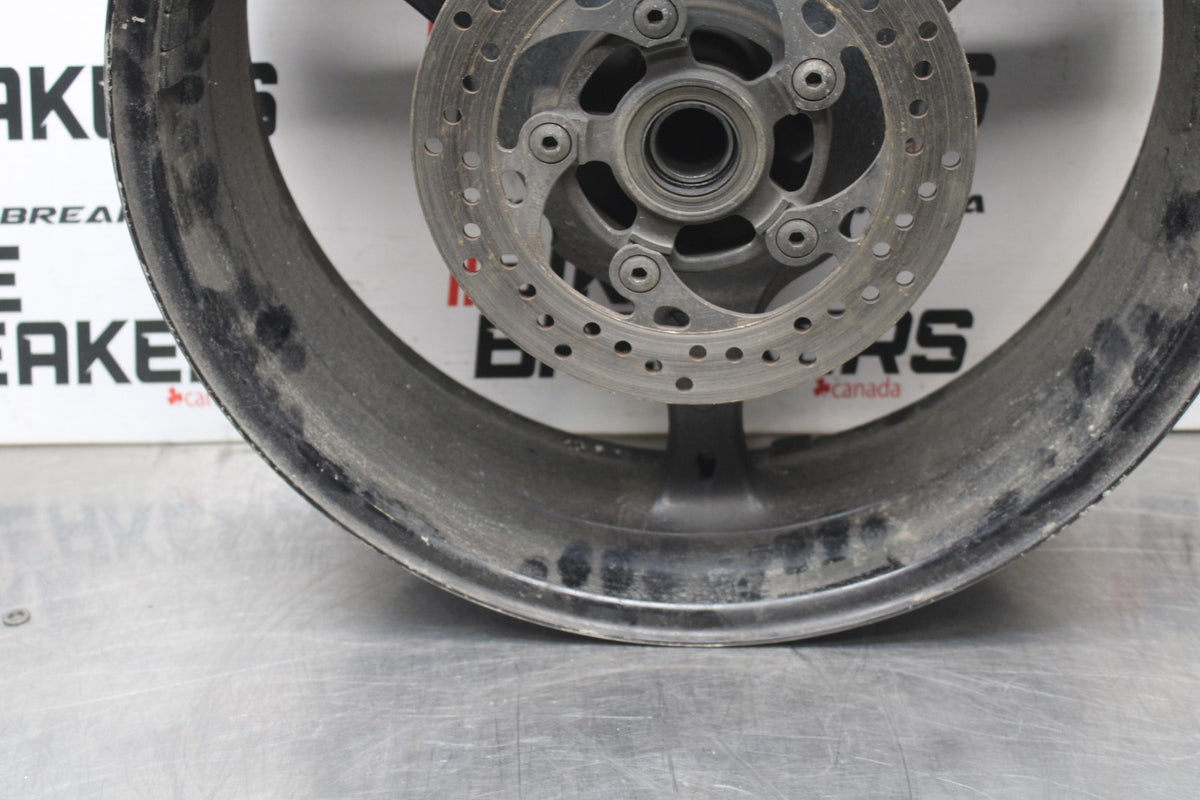 06-07 SUZUKI GSXR750 REAR WHEEL BACK RIM & ROTOR BB863