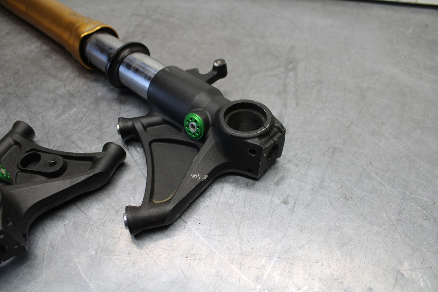 08-19 KAWASAKI NINJA ZX10R FRONT FORKS SHOCK SUSPENSION SET PAIR BB00