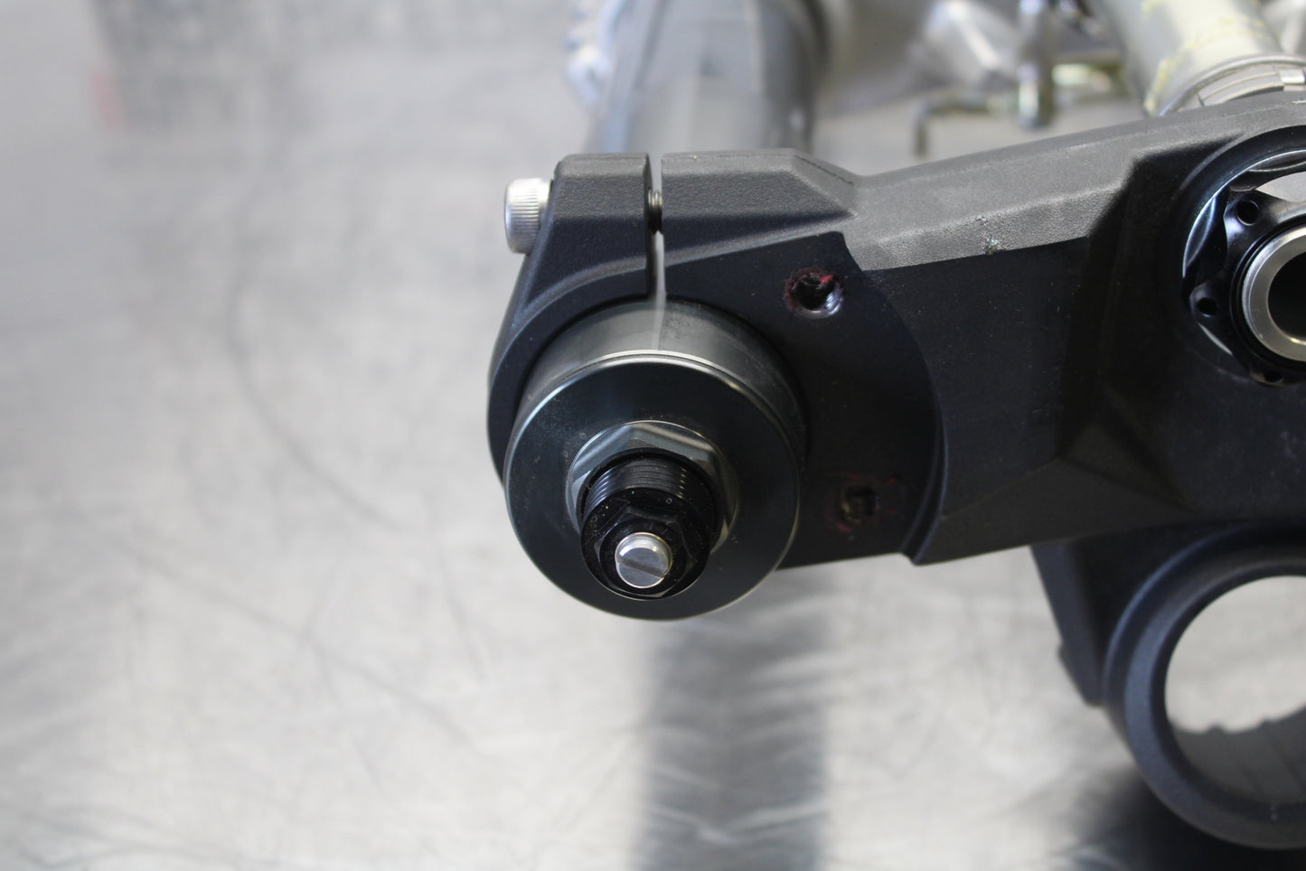 23-24 KAWASAKI NINJA ZX14R FRONT END FORKS SUSPENSION TRIPLE TREES/ AXLE BB153