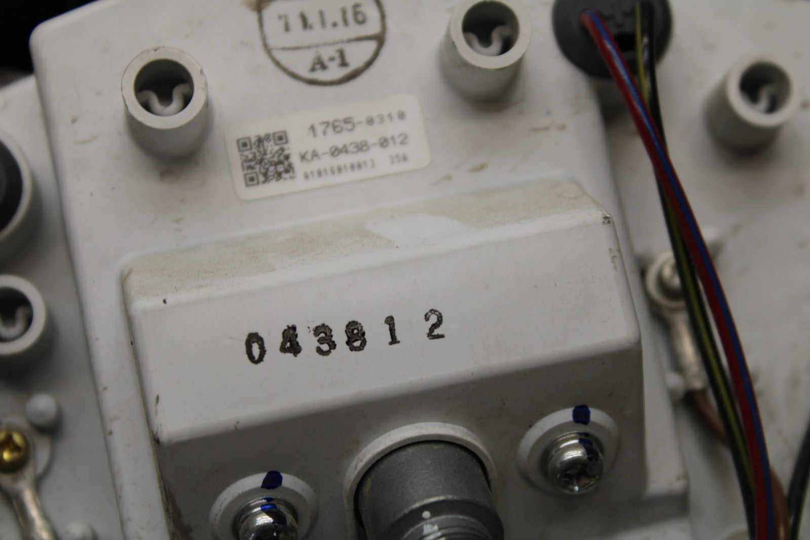 08-18 KAWASAKI KLR650 SPEEDO GAUGES DISPLAY CLUSTER SPEEDOMETER TACHOMETER BB183