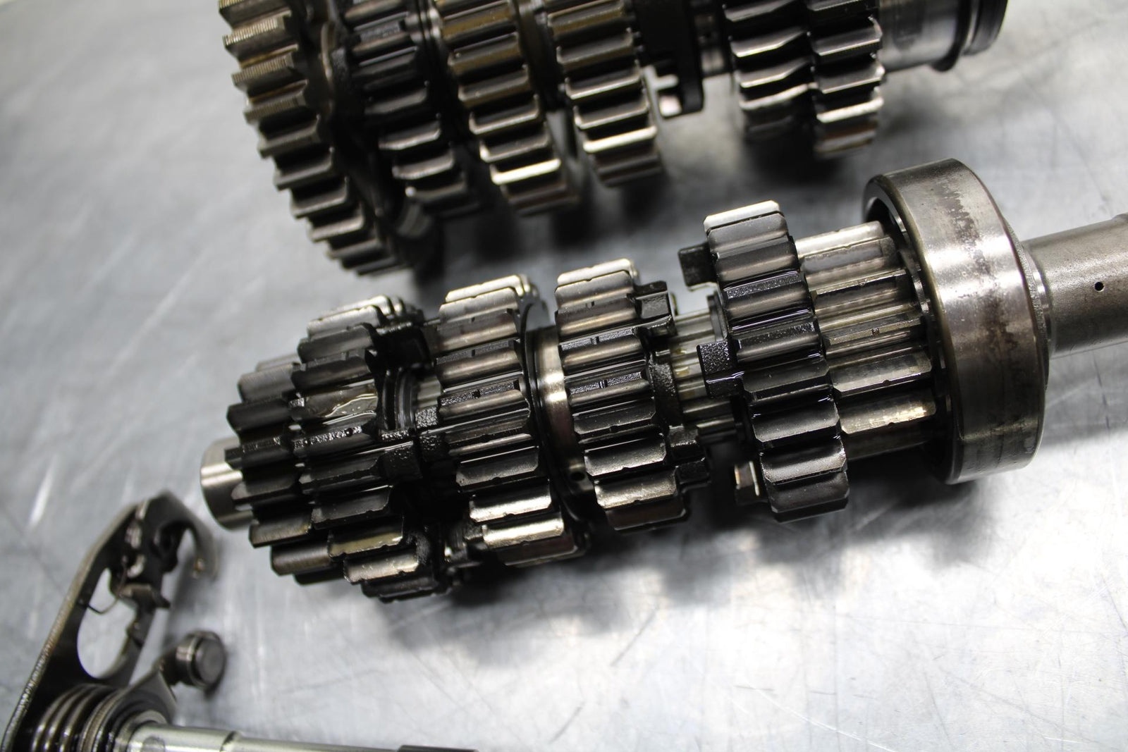 09-14 YAMAHA YZF R1 ENGINE TRANSMISSION TRANNY GEARS 14B-17411-00-00 BB471