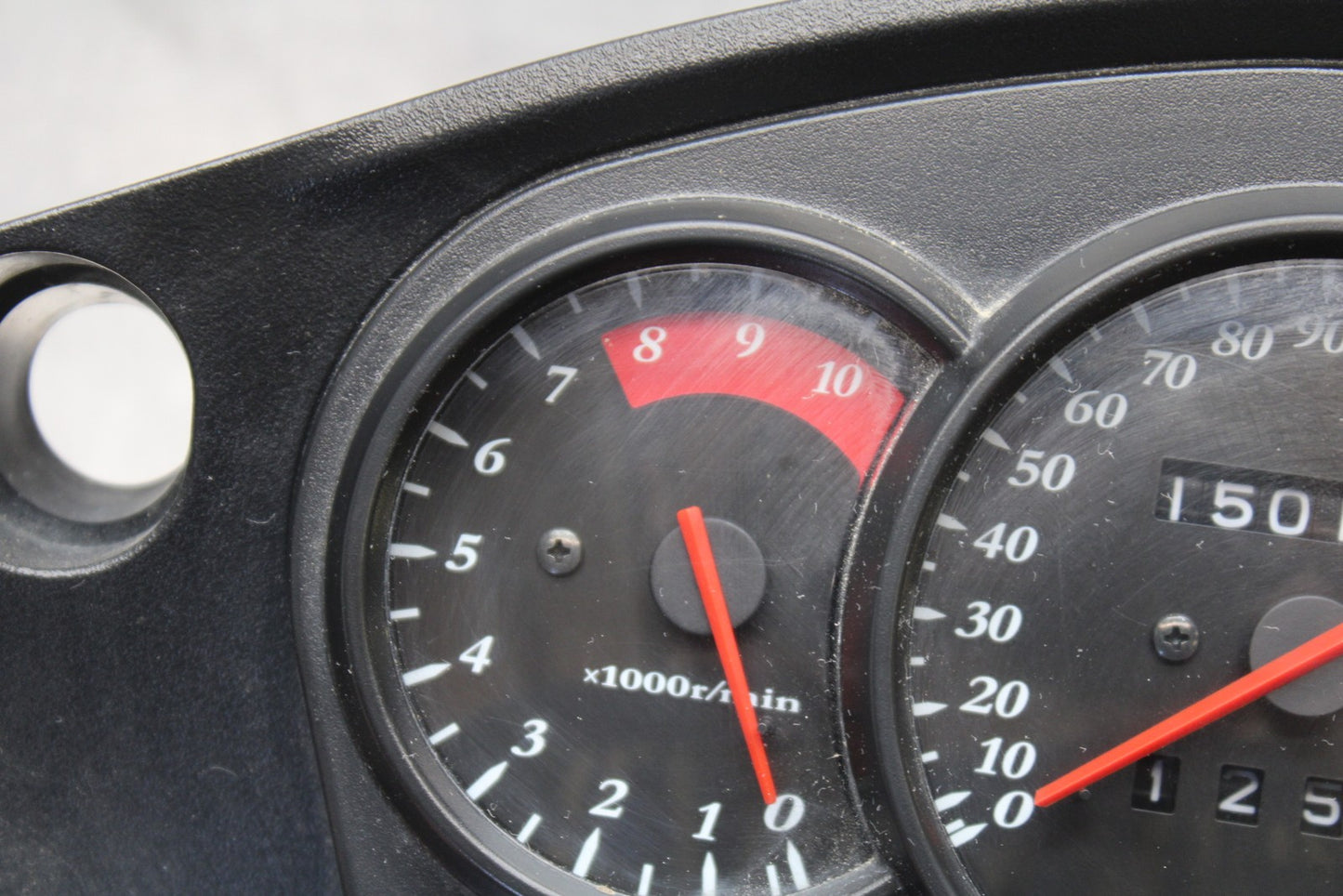 08-18 KAWASAKI KLR650 SPEEDO GAUGES DISPLAY CLUSTER SPEEDOMETER TACHOMETER BB183