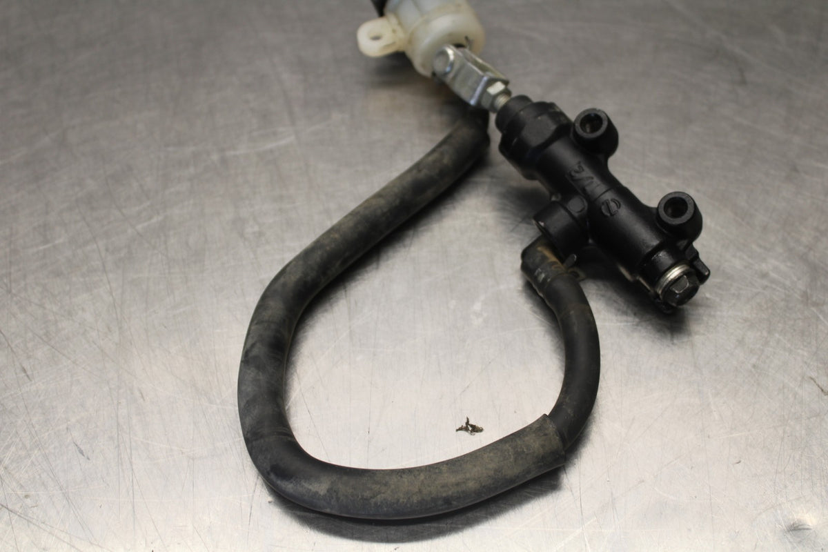 08 KAWASAKI ZX6R REAR BACK BRAKE MASTER CYLINDER W RESERVOIR BB896