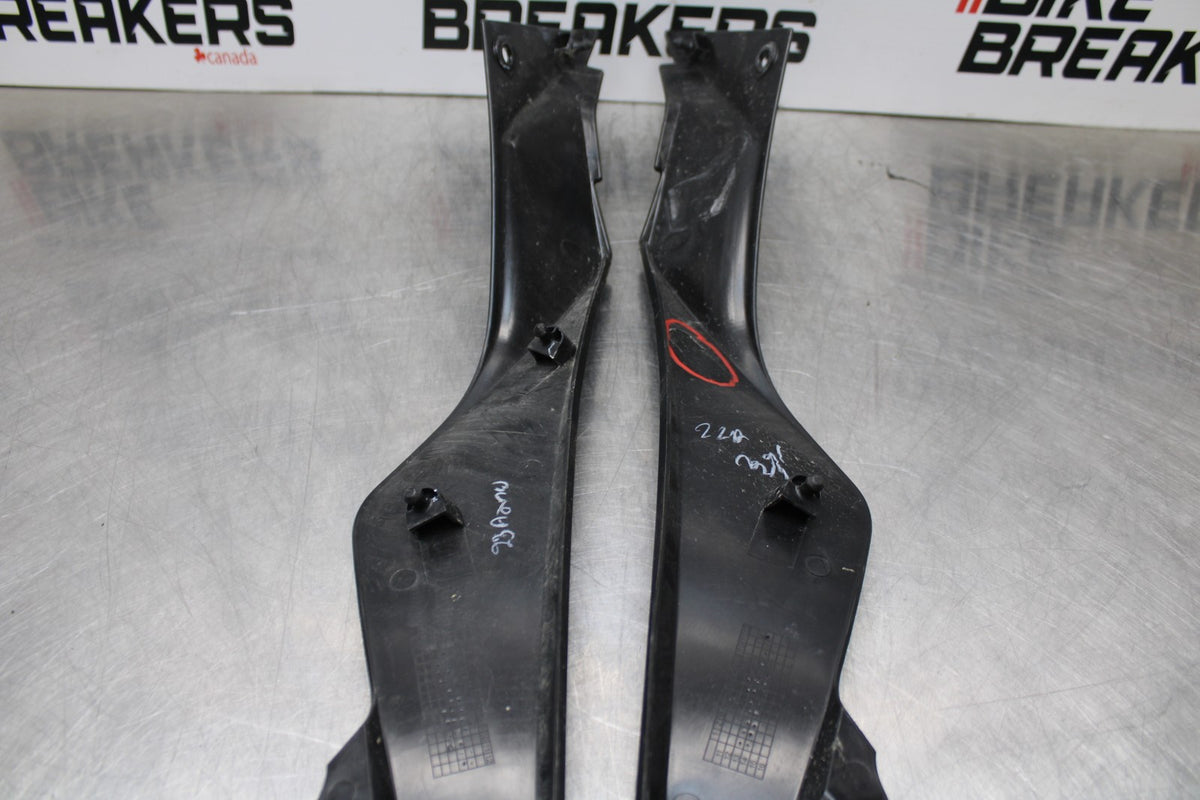 13-17 KAWASAKI NINJA 300 EX300 ABS RIGHT LEFT GAS TANK PANELS COVERS TRIM BB187